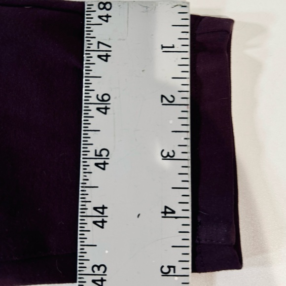 Liverpool Jeans Chloe Pull-On Knit Ankle Skinny Pant in Aubergine SZ 14/32 - Picture 11 of 16